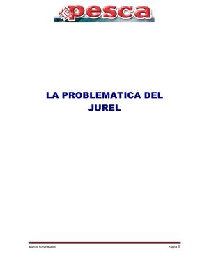 La problemática de la pesquería del jurel