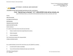 Actividad 3. Sesión 20 PFDC. 26-enero-2012