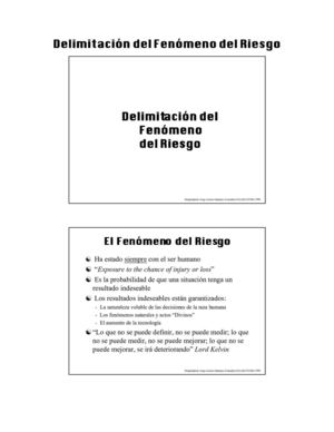 Delimitacion del Fenomeno de Riesgo