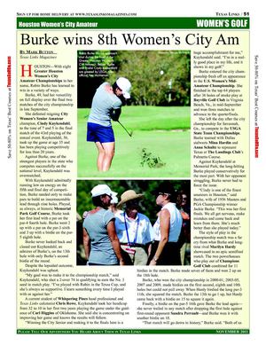 Robin Burke wins 8th Houston Women's City Amateur title