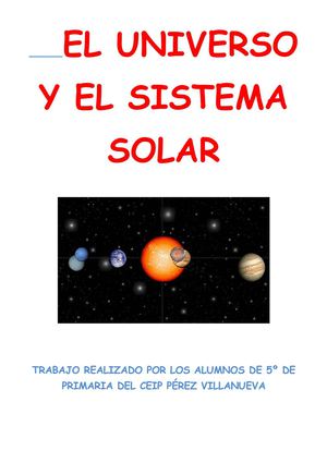 UNIVERSO Y SISTEMA SOLAR