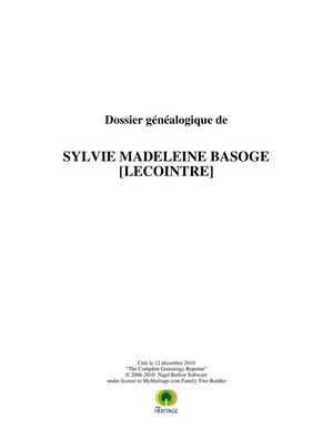 genealogie lecointre