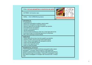 ESTUDI GEOMETRIC EDIFICS DEL MON