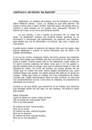 LOS CUATRO PRIMEROS CAPÍTULOS DEL LIBRO QUE ESTAMOS ESCRIBIENDO