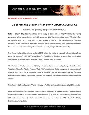 Celebrate the Season of Love with VIPERA COSMETICS