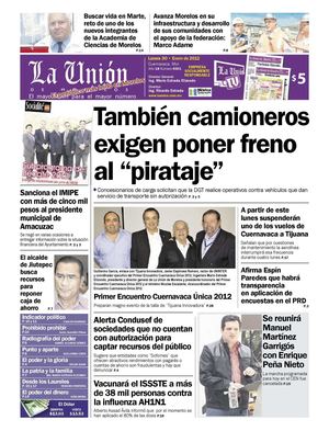 La Unión de Morelos 30 Enero 2012