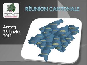 Réunion cantonale 28 janvier 2012