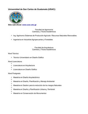 Universidades 