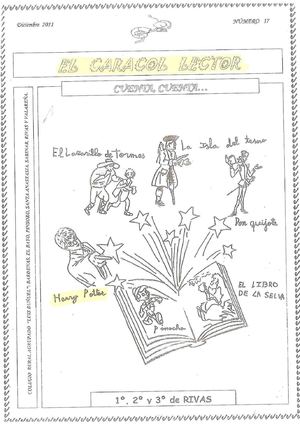 Caracol lector nº 17. Cuenta cuenta