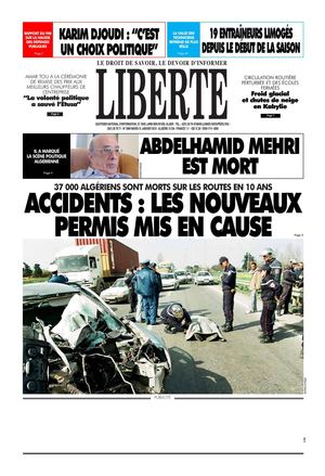 Liberte du 31 Janvier 2012