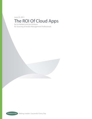 The ROI of Cloud Apps