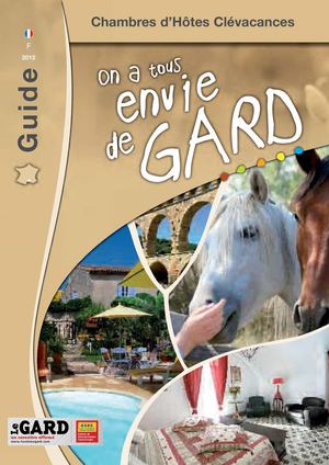 Chambres d'Hôtes Clevacances du Comité Départemental du Tourisme du Gard-Année 2012