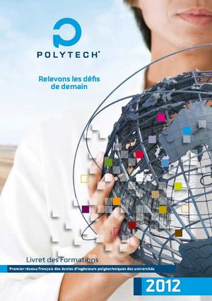 Livrets des formations ingénieurs Polytech