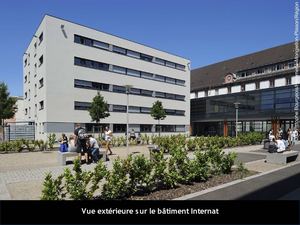 Nouvel internat au lycée Rostand (Strasbourg, Alsace)