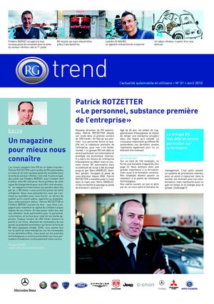 RG trend No 1 - Avril 2010