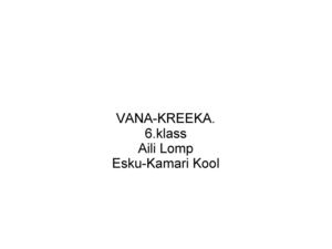 Vana-Kreeka
