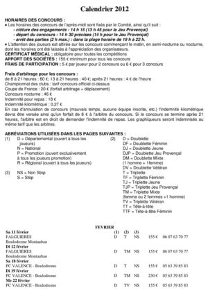 concours officiels pétanque 2012 cd82
