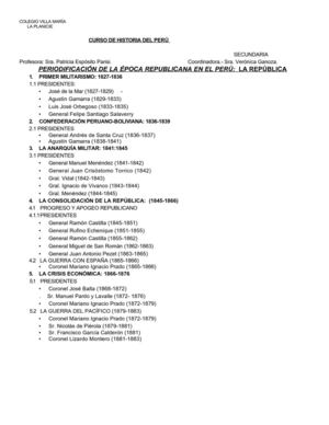 Presidentes del Perú