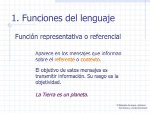 Funciones del Lenguaje