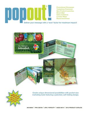 PopOut Products Custom Brochure