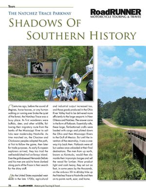 The Natchez Trace Parkway- RoadRUNNER Magazine