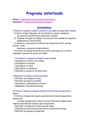 programa sintetizado