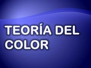 TEORÍA DEL COLOR