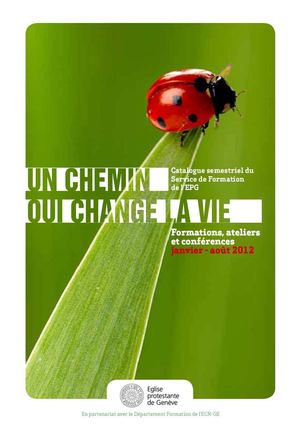 Catalogue du Service de formation de l'EPG - 2012