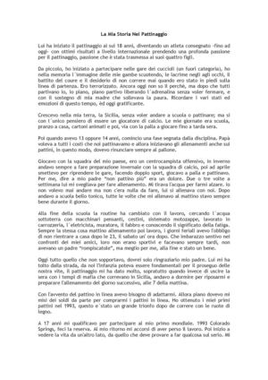 La Mia Vita Nel Pattinaggio