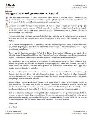 Edito 03 février 2012