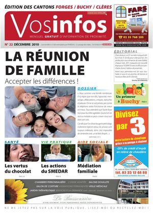 Journal Vosinfos n°23 - Edition Forges / Buchy / Clères - Décembre 2010