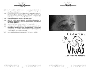 Historias vivas de la edad dorada, corregimiento San Cristóbal