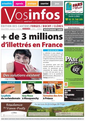 Journal Vosinfos n°11 - Edition Forges / Buchy / Clères - Novembre 2009
