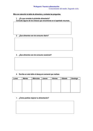 preguntas pirámide alimentaria