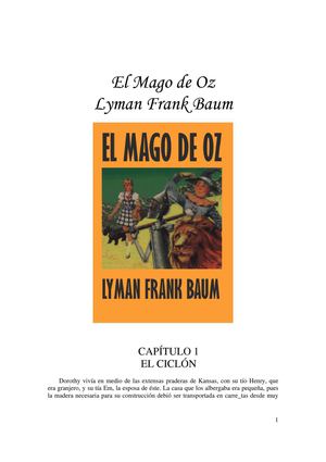 EL MAGO DE OZ