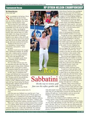 Byron Nelson Recap
