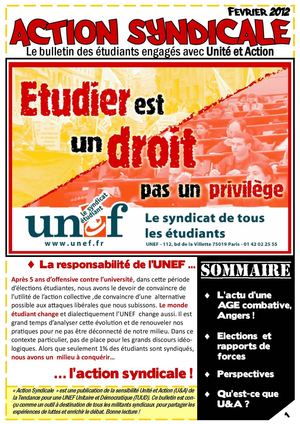 Action syndicale février 2012