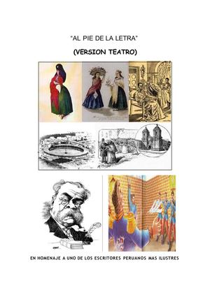 DE TRADICION A TEATRO