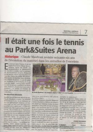 Le tennis de papa