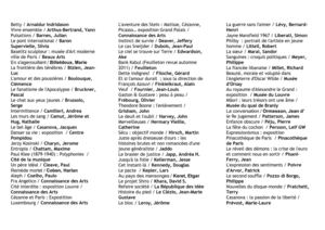 nouveautés Novembre-Decembre 2011
