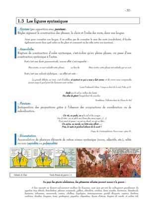 4 Vade-mecum: Figures stylistiques - syntaxiques