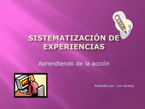 sistematizacion