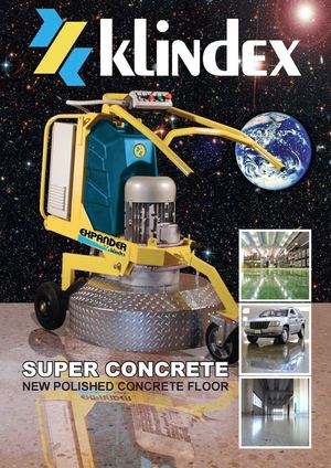 SuperConcrete the NEW polished concrete & stained concrete system