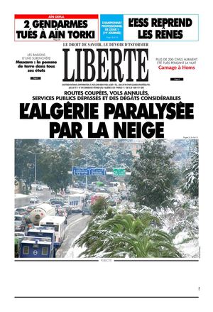 Liberte du 05 Février 2012