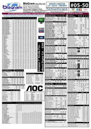 Bizgram Asia Simlim Square Pricelist Feb 5th