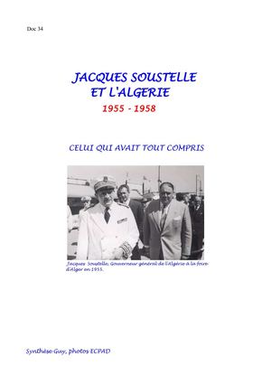 30-JACQUES SOUSTELLE ET L'ALGERIE