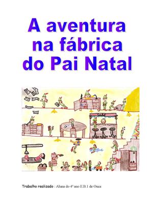 A aventura na fábrica do Pai Natal