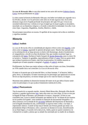 La casa de Bernarda Alba