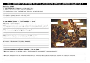 La Liberté guidant le peuple de Delacroix