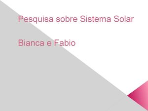 Sistema Solar 2011